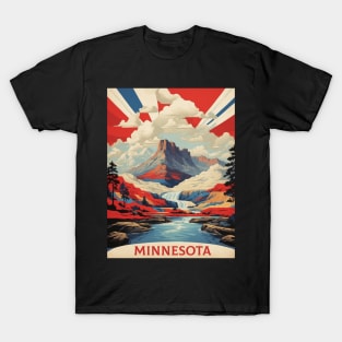 Minnesota United States of America Tourism Vintage Poster T-Shirt